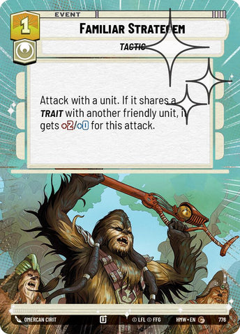 Familiar Strategem [Hyperspace Foil] (Homeworlds)(HMW-776)(C)