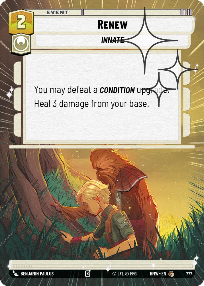 Renew [Hyperspace Foil] (Homeworlds)(HMW-777)(C)