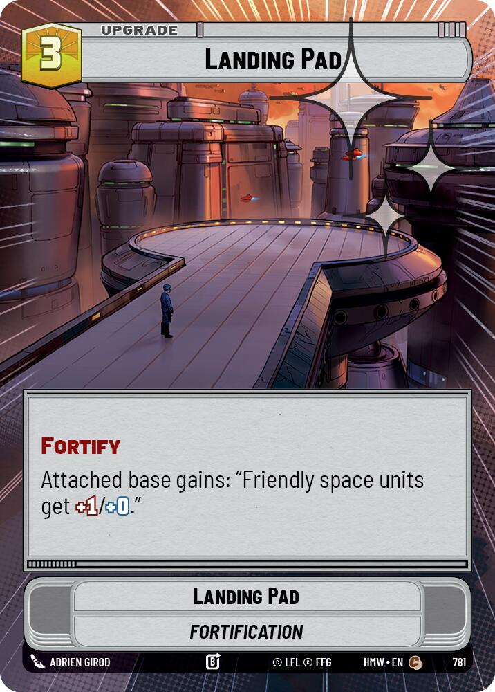 Landing Pad [Hyperspace Foil] (Homeworlds)(HMW-781)(C)
