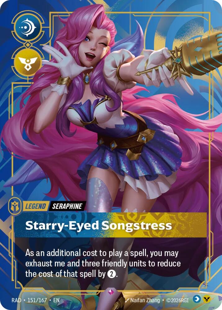 Seraphine, Starry-Eyed Songstress (Foil) (Radiance)(RAD-151/167)(R)