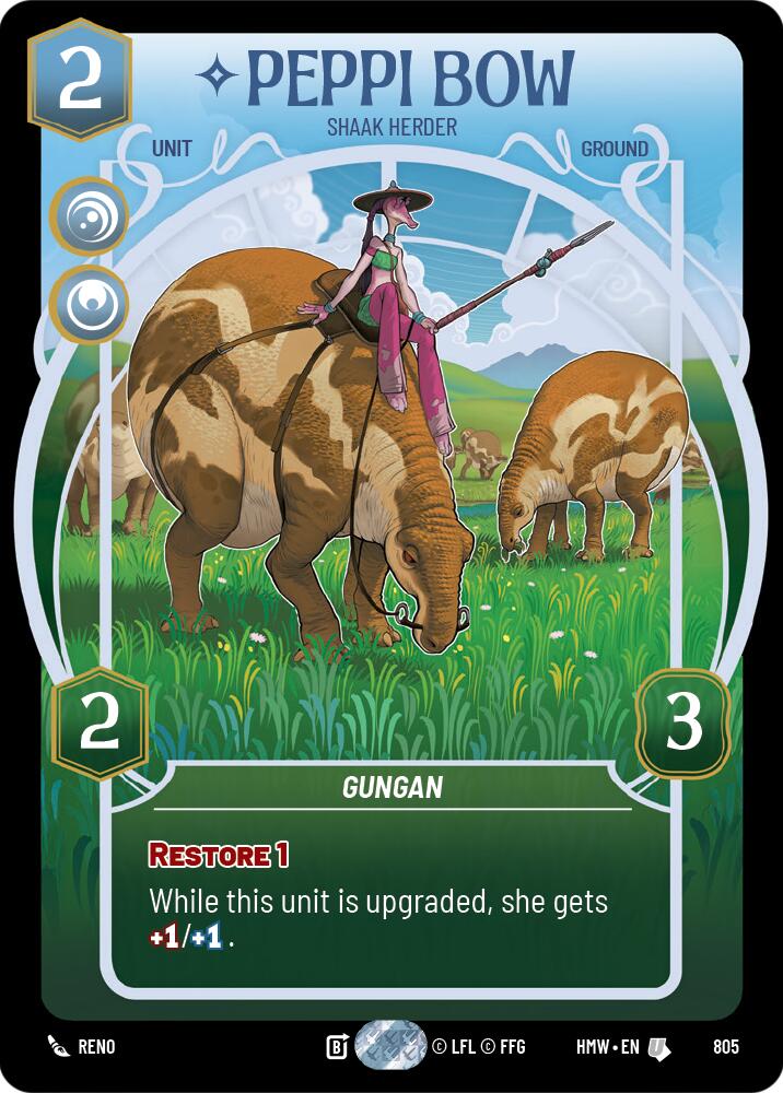 Peppi Bow - Shaak Herder [Prestige] (Homeworlds)(HMW-805)(U)