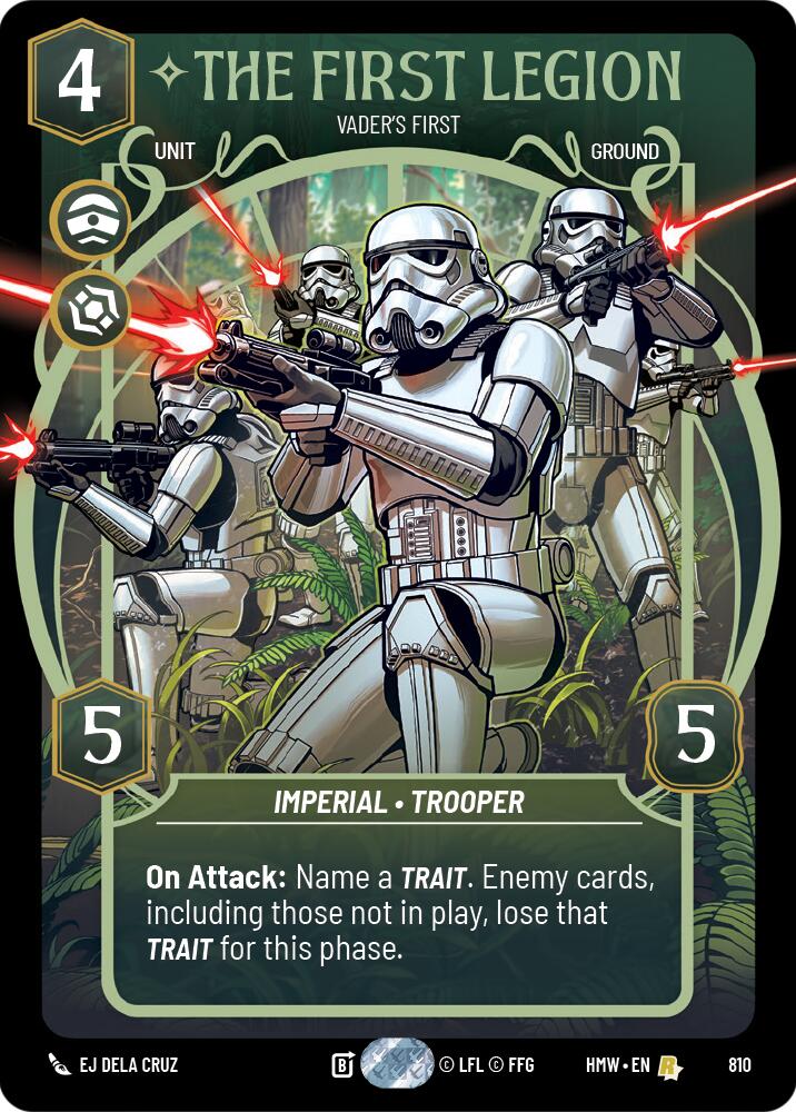 The First Legion - Vader's Fist [Prestige] (Homeworlds)(HMW-810)(R)
