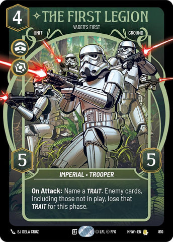 The First Legion - Vader's Fist [Prestige] (Homeworlds)(HMW-810)(R)