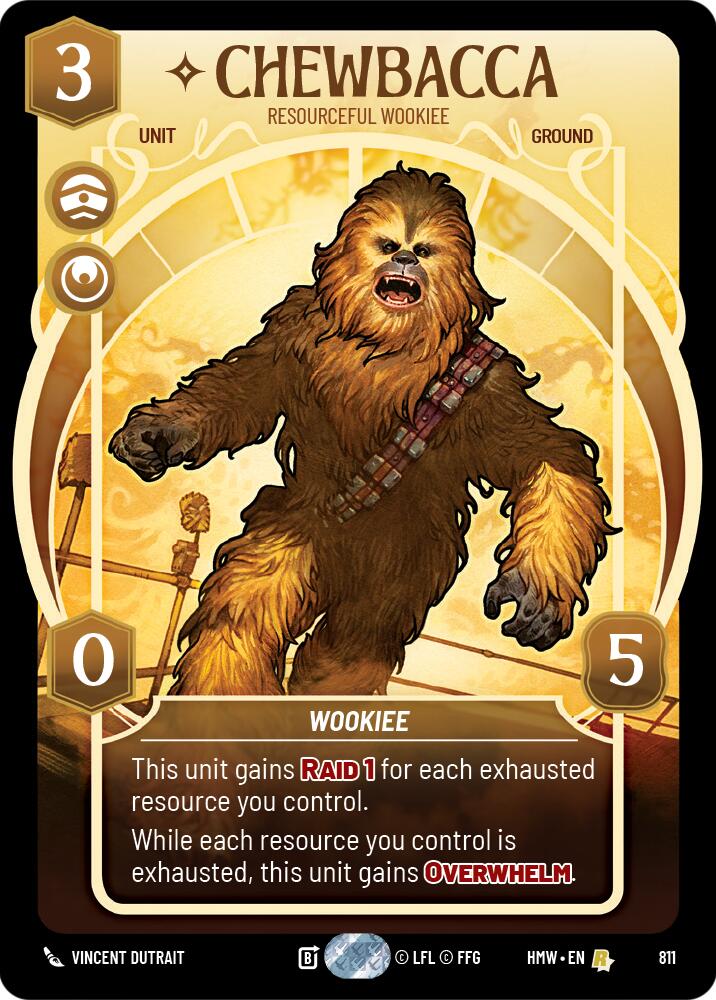 Chewbacca - Resourceful Wookiee [Prestige] (Homeworlds)(HMW-811)(R)