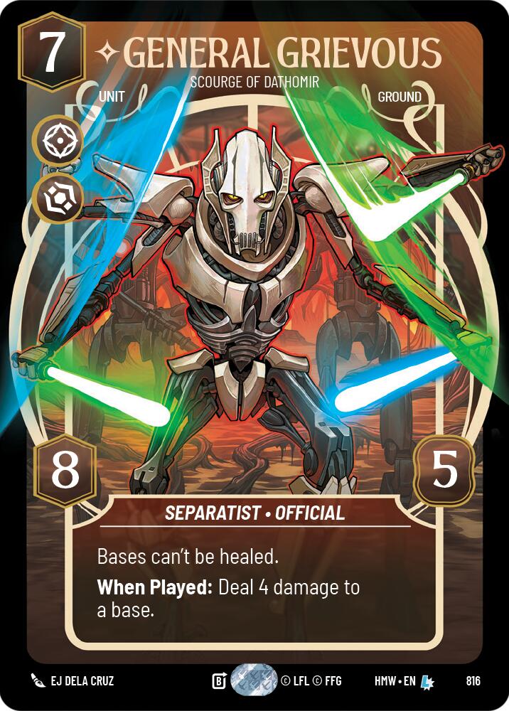 General Grievous - Scourge of Dathomir [Prestige] (Homeworlds)(HMW-816)(L)
