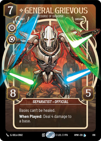 General Grievous - Scourge of Dathomir [Prestige] (Homeworlds)(HMW-816)(L)