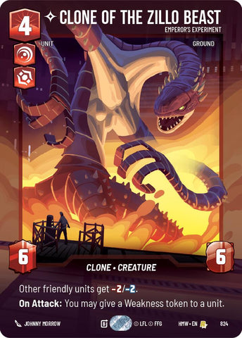 Clone of the Zillo Beast - Emperor's Experiment [Prestige] (Homeworlds)(HMW-824)(R)
