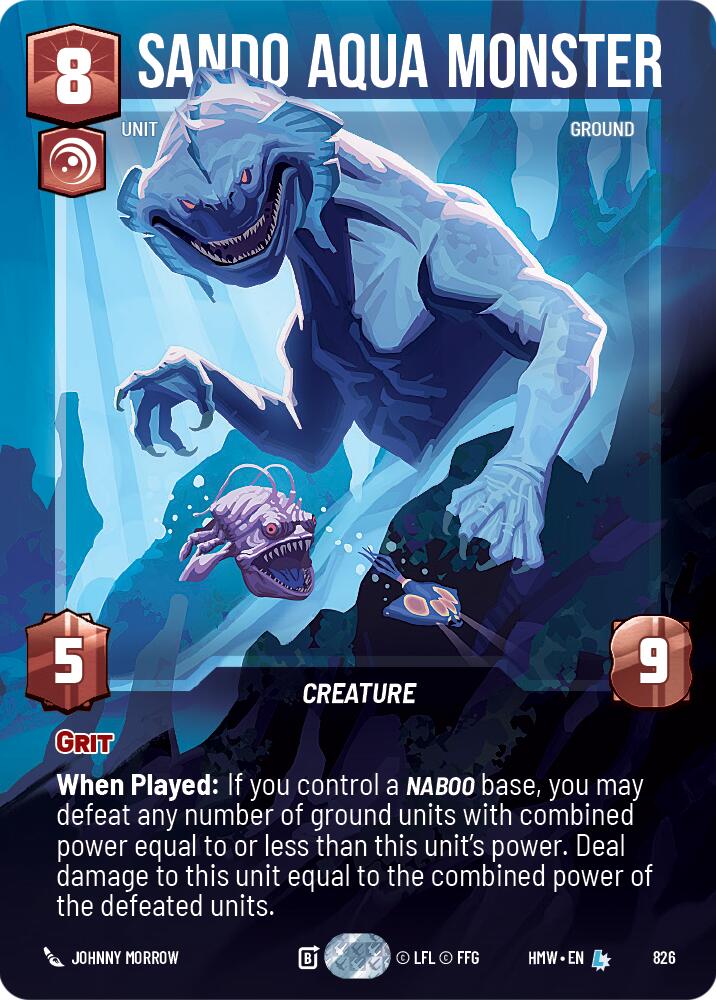Sando Aqua Monster [Prestige] (Homeworlds)(HMW-826)(L)