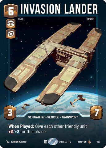 Invasion Lander [Prestige] (Homeworlds)(HMW-827)(C)