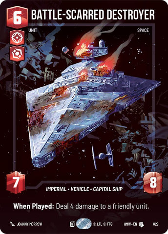 Battle-Scarred Destroyer [Prestige] (Homeworlds)(HMW-829)(U)