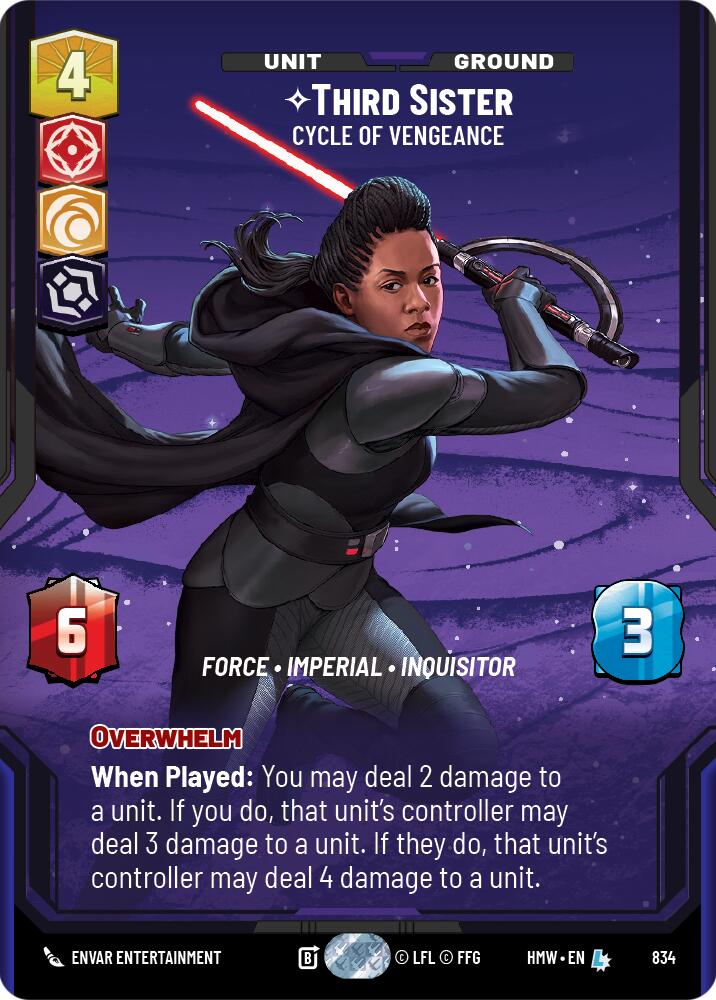 Third Sister - Cycle of Vengeance [Prestige] (Homeworlds)(HMW-834)(L)
