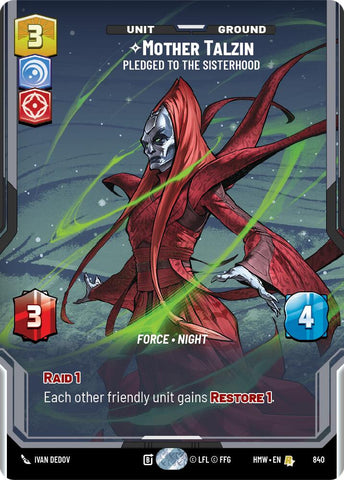Mother Talzin - Pledged to the Sisterhood [Prestige] (Homeworlds)(HMW-840)(R)