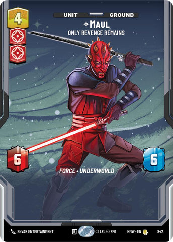 Maul - Only Revenge Remains [Prestige] (Homeworlds)(HMW-842)(R)