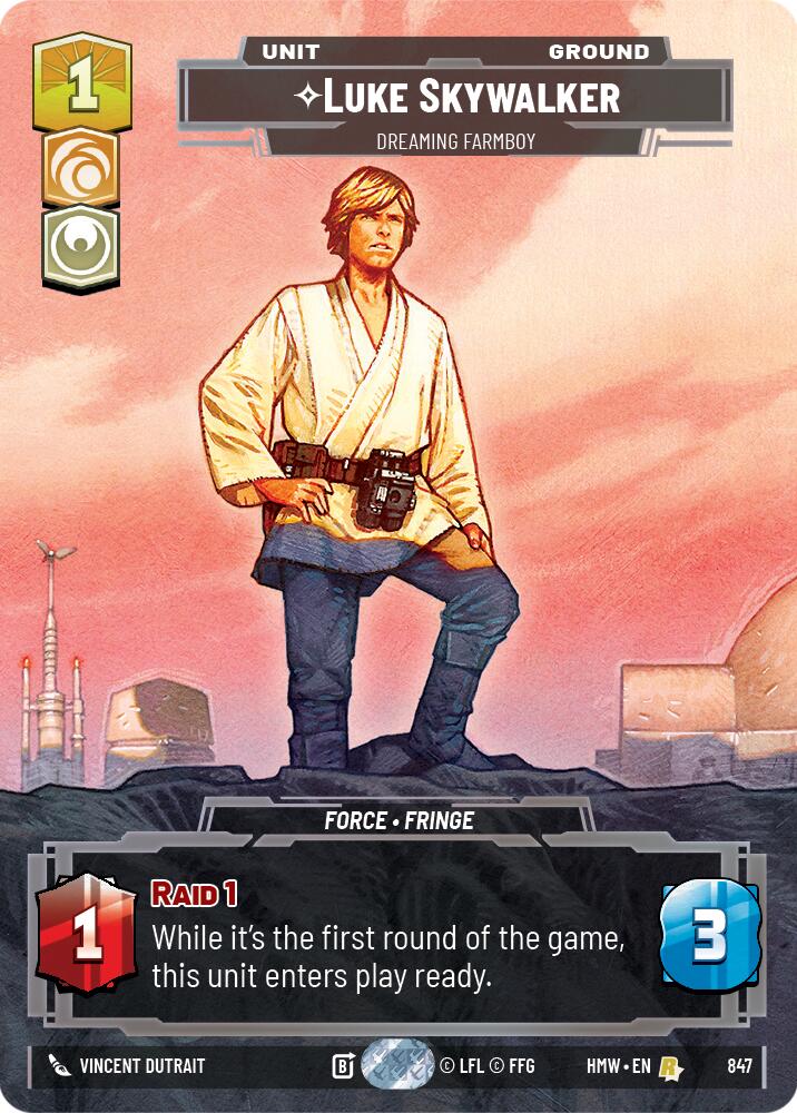 Luke Skywalker - Dreaming Farmboy [Prestige] (Homeworlds)(HMW-847)(R)