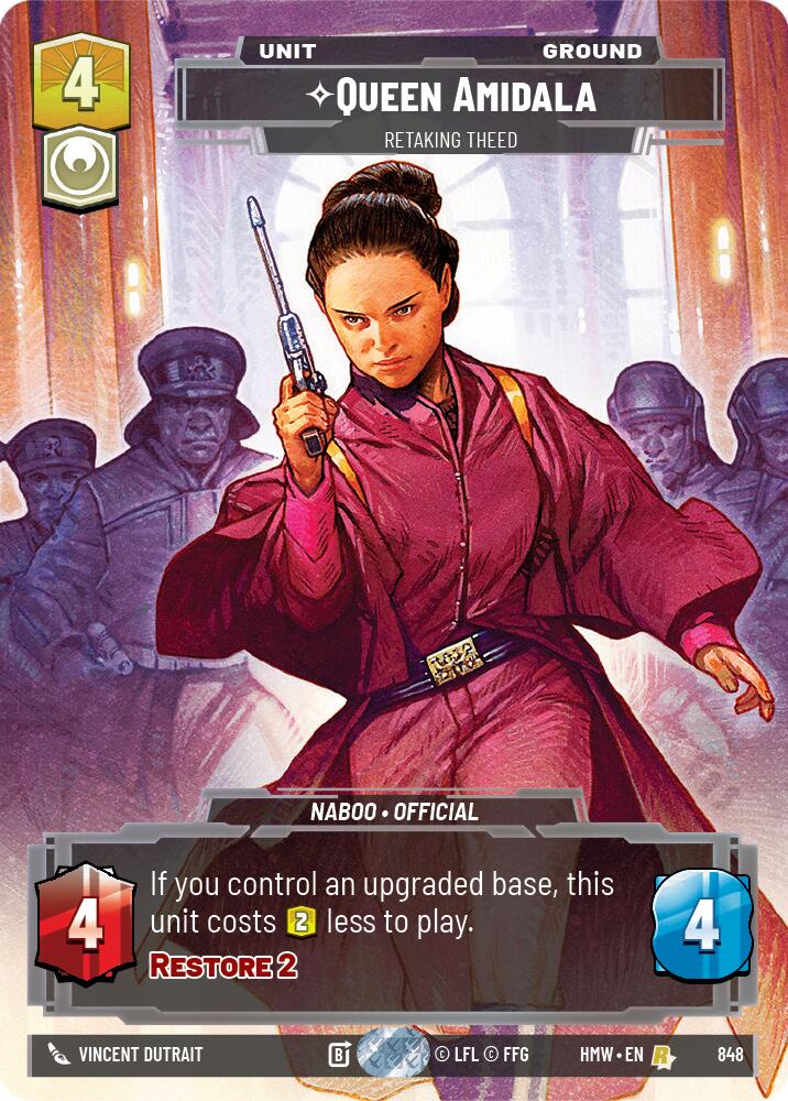 Queen Amidala - Retaking Theed [Prestige] (Homeworlds)(HMW-848)(R)