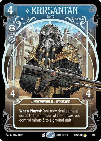 Krrsantan - Santo [Prestige Foil] (Homeworlds)(HMW-850)(R)