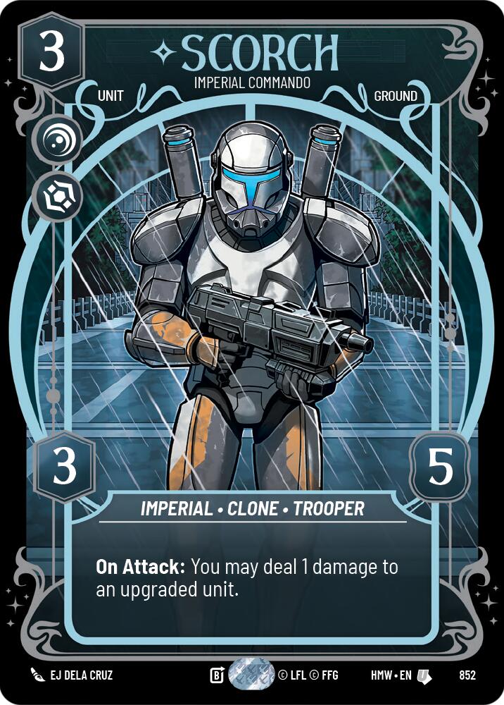 Scorch - Imperial Commando [Prestige Foil] (Homeworlds)(HMW-852)(U)