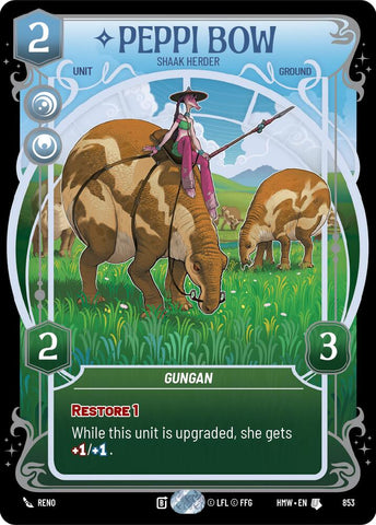 Peppi Bow - Shaak Herder [Prestige Foil] (Homeworlds)(HMW-853)(U)
