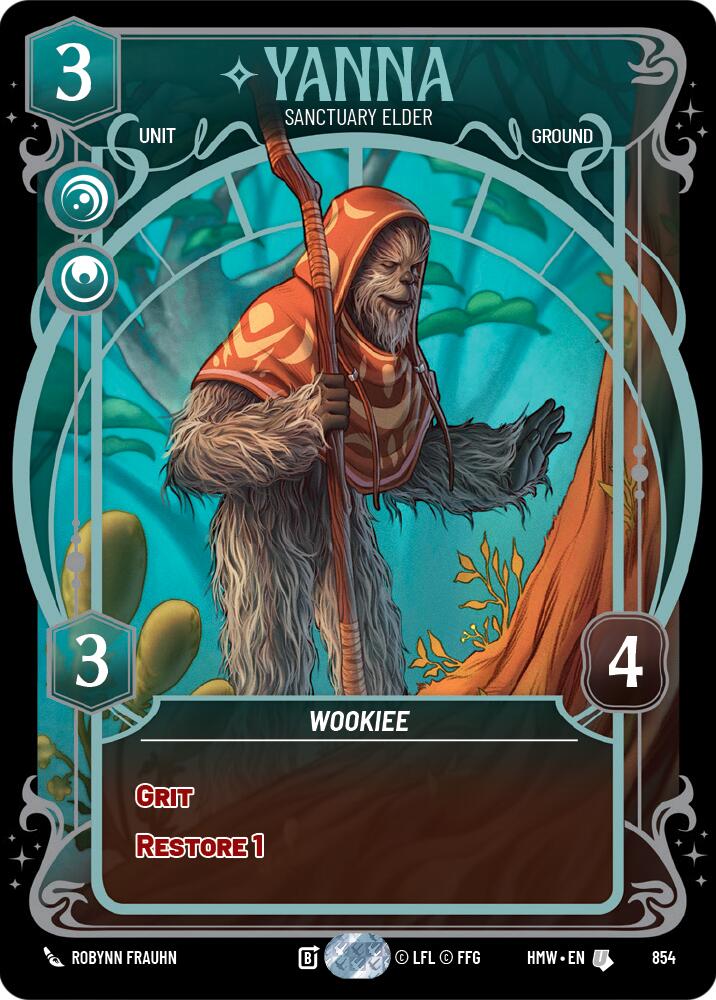 Yanna - Sanctuary Elder [Prestige Foil] (Homeworlds)(HMW-854)(U)