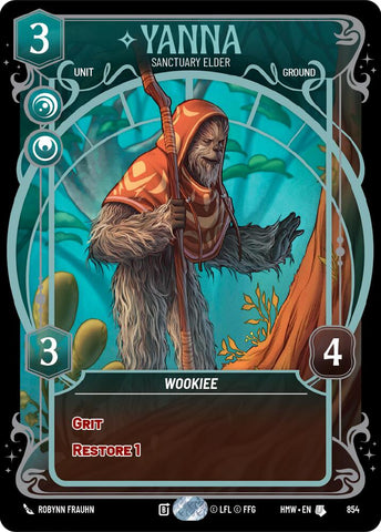 Yanna - Sanctuary Elder [Prestige Foil] (Homeworlds)(HMW-854)(U)