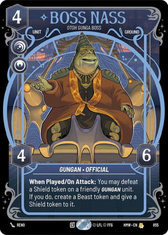 Boss Nass - Otoh Gunga Boss [Prestige Foil] (Homeworlds)(HMW-855)(R)
