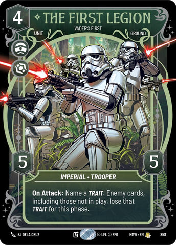The First Legion - Vader's Fist [Prestige Foil] (Homeworlds)(HMW-858)(R)