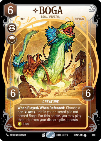 Boga - Loyal Varactyl [Prestige Foil] (Homeworlds)(HMW-860)(U)