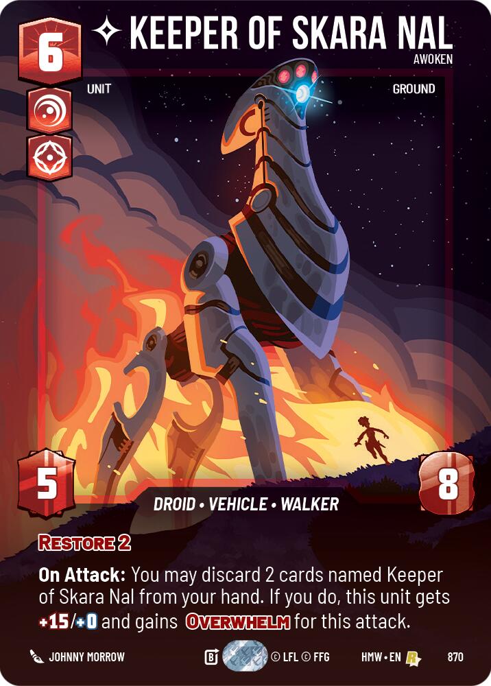 Keeper of Skara Nal - Awoken [Prestige Foil] (Homeworlds)(HMW-870)(R)