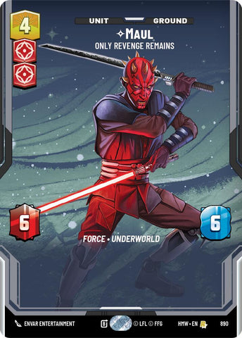 Maul - Only Revenge Remains [Prestige Foil] (Homeworlds)(HMW-890)(R)
