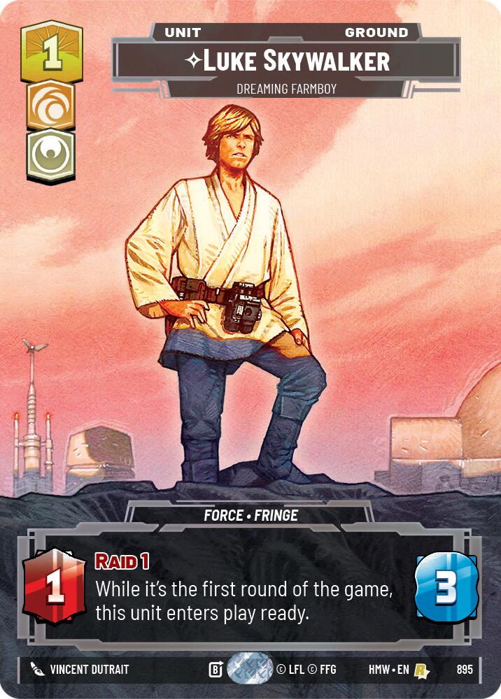 Luke Skywalker - Dreaming Farmboy [Prestige Foil] (Homeworlds)(HMW-895)(R)