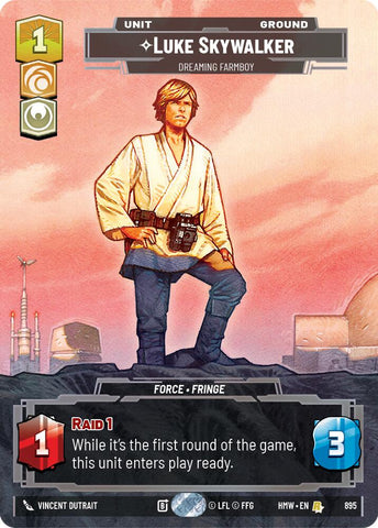 Luke Skywalker - Dreaming Farmboy [Prestige Foil] (Homeworlds)(HMW-895)(R)