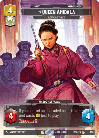 Queen Amidala - Retaking Theed [Prestige Foil] (Homeworlds)(HMW-896)(R)