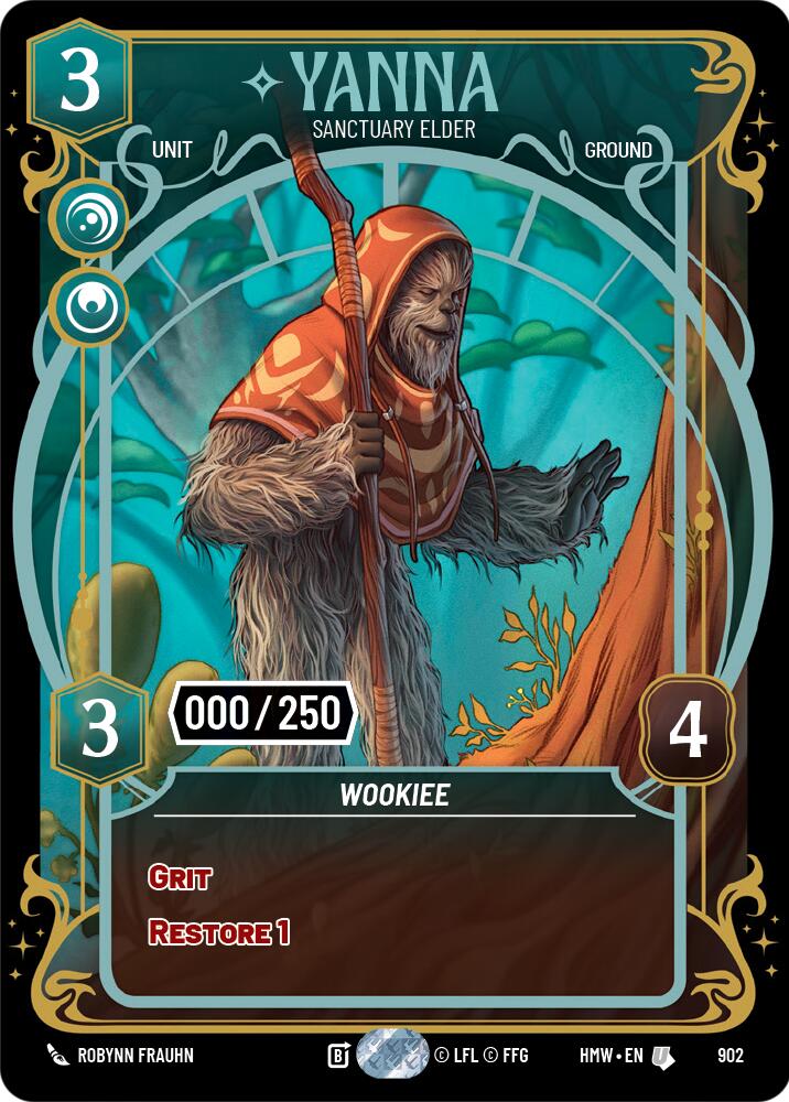 Yanna - Sanctuary Elder [Serialized] (Homeworlds)(HMW-902)(U)