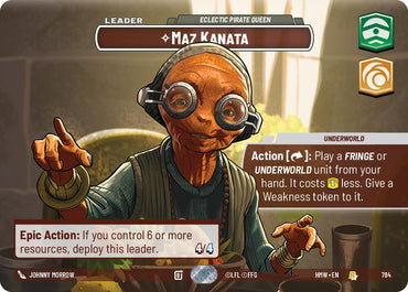 Maz Kanata - Eclectic Pirate Queen [Showcase] (Homeworlds)(HMW-784)(R)