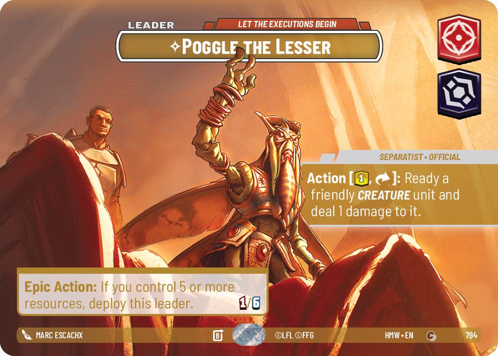 Poggle the Lesser - Let the Executions Begin [Showcase] (Homeworlds)(HMW-794)(C)