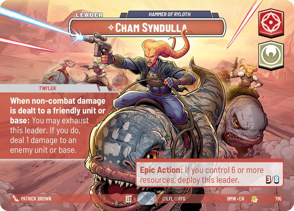 Cham Syndulla - Hammer of Ryloth [Showcase] (Homeworlds)(HMW-795)(R)