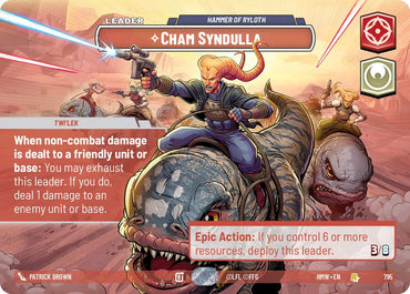 Cham Syndulla - Hammer of Ryloth [Showcase] (Homeworlds)(HMW-795)(R)