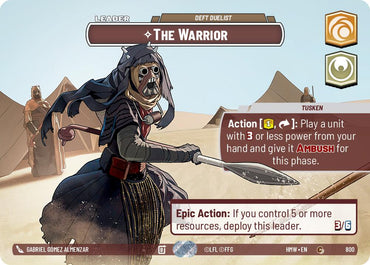 The Warrior - Deft Duelist [Showcase] (Homeworlds)(HMW-800)(C)