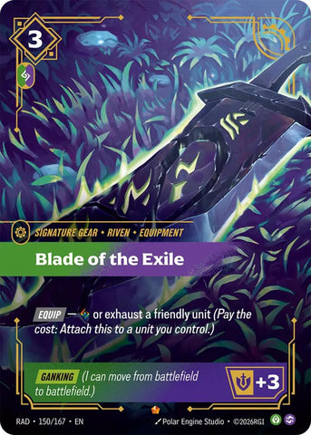 Blade of the Exile (Foil) (Radiance)(RAD-150/167)(E)