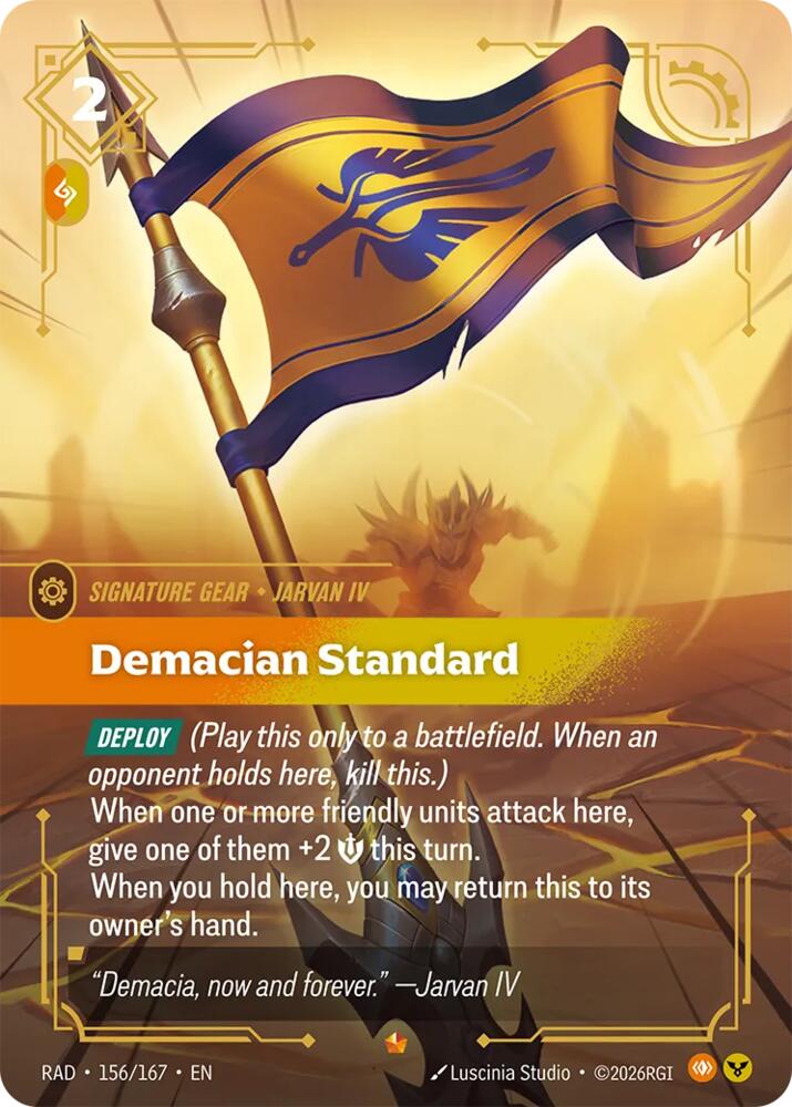 Demacian Standard (Foil) (Radiance)(RAD-156/167)(E)
