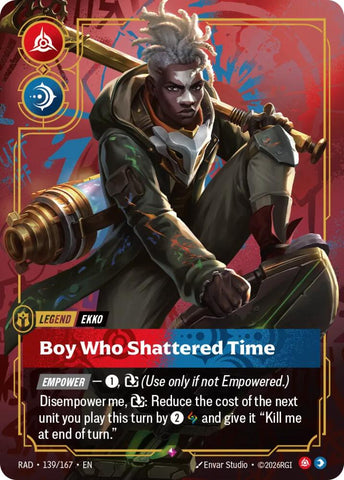 Ekko, Boy Who Shattered Time (Foil) (Radiance)(RAD-139/167)(R)