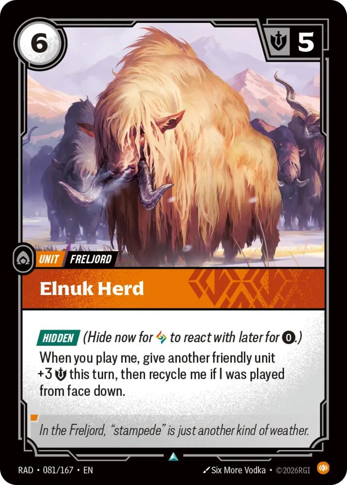 Elnuk Herd (Radiance)(RAD-081/167)(U)