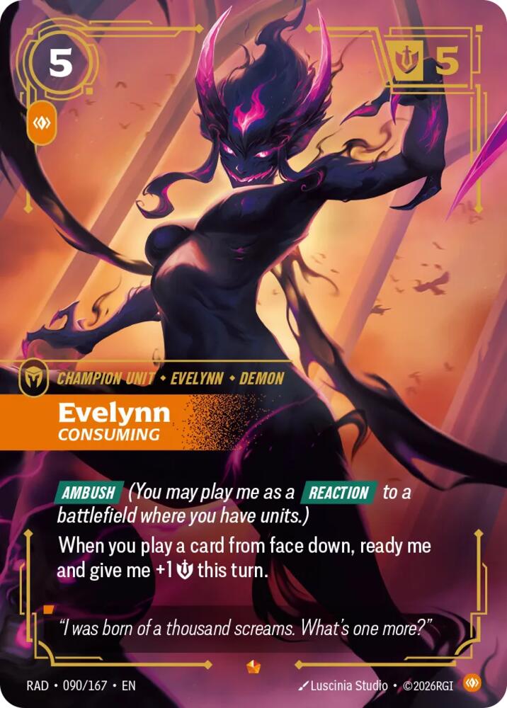 Evelynn, Consuming (Foil) (Radiance)(RAD-090/167)(E)