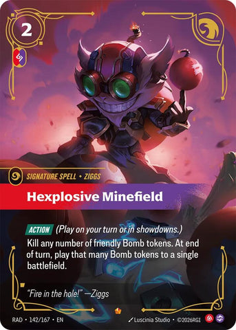 Hexplosive Minefield (Foil) (Radiance)(RAD-142/167)(E)