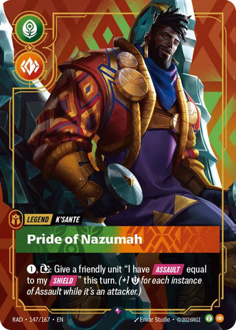 K'Sante, Pride of Nazumah (Foil) (Radiance)(RAD-147/167)(R)