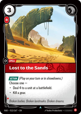Lost to the Sands (Radiance)(RAD-013/167)(U)