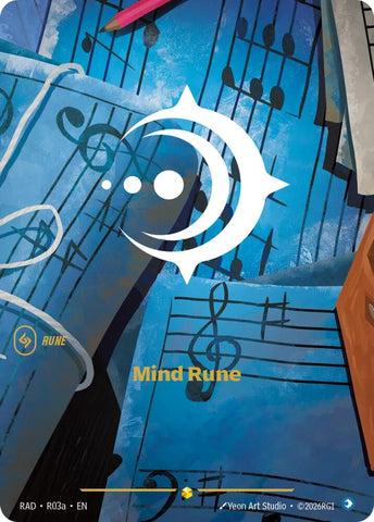 Mind Rune (R03a) (Foil) (Radiance)(RAD-R03a)(O/AA)