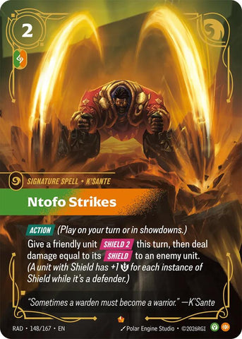 Ntofo Strikes (Foil) (Radiance)(RAD-148/167)(E)