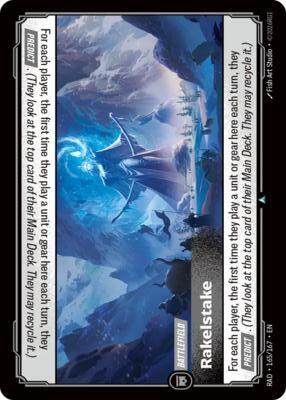 Rakelstake (Radiance)(RAD-165/167)(U)