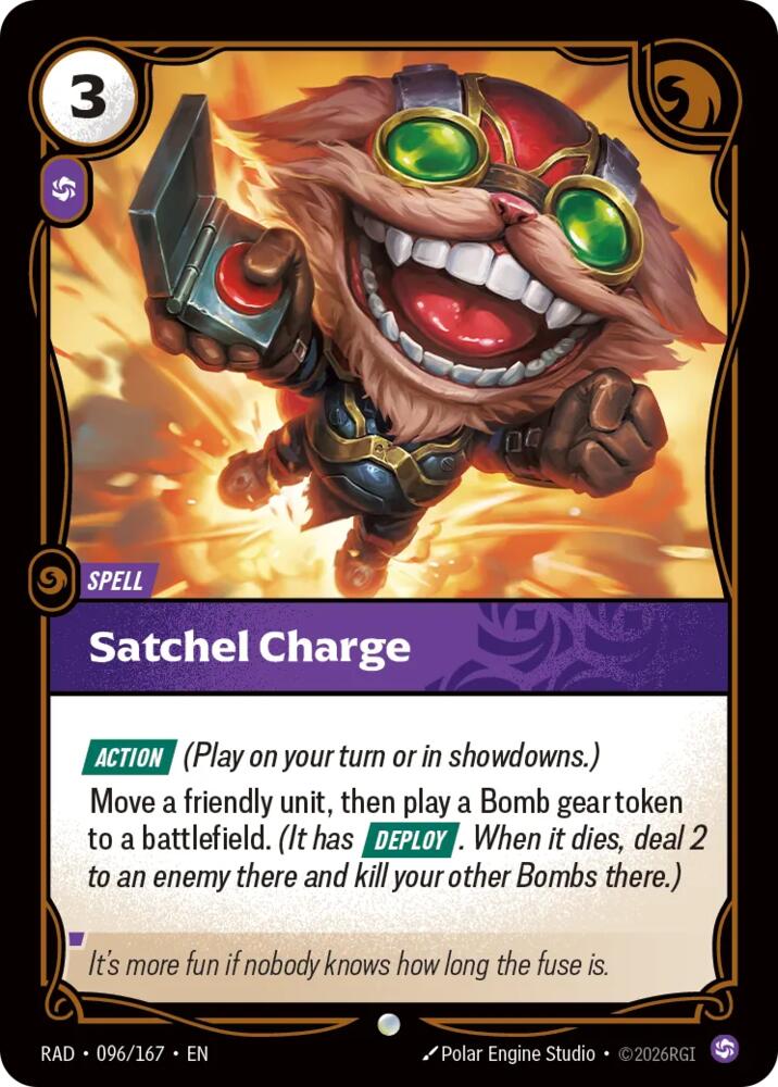 Satchel Charge (Radiance)(RAD-096/167)(C)